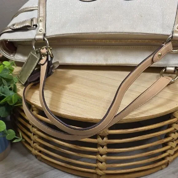 Coach Julia Op Art “C” Shoulder Bag and Wallet - Picture 10 of 16